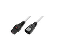 Power Cable Extension Lead with Locking IEC LOCK IEC-PC1076