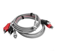 Power Cable for DAIWA/For ECOODA Fishing Reels, 2 Cores of Pure Copper, 2m Length (Purple 2.5m)