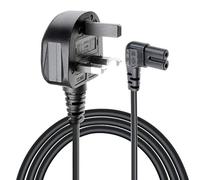 Power Cable for Samsung TV, VSEER 90 Degree Right Angle Figure 8 IEC60320 C7 Power Lead Wire Electrical Cord Compatible with Samsung, LG,Panasonic,Roku,Sharp,Hisense TV (5M)