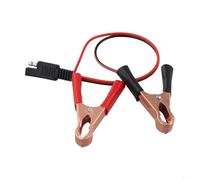Power Cable with For Alligator Clips, 45CM Long for Simple Battery Connections