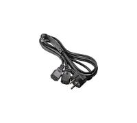 Akyga 2x C13 1.8 m AK PC 04 A Power Cable Y Shape Splitter for PC Printer Screens - Black