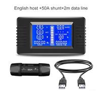 Power Capacity Impedance Power Tester, Battery Voltage And Impedance Tester Digital Battery Tester For Accurate Power Measurement(50A-2m)