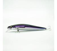 Power Cast Bass Exciter Crankbait, Suspended Model, 25g, 12.5cm Bait, Lure (1pc/Order) (Purple)