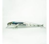Power Cast Bass Exciter Crankbait, Suspended Model, 25g, 12.5cm Bait, Lure (1pc/Order) (Transparent)