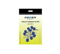 Power Cast Pulley Weight Clips for Sea Fishing Rig Making, Saltwater Resistant, 10/25 Pack (10)