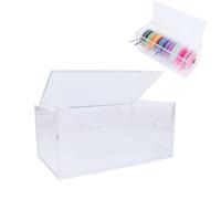 Power Chain Organizer Case, YOUYA DENTAL Dental Orthodontic Power Chain Storage Box Elastic Rubber Chain Dispenser Orthodontic Braces Rubber Band Dispenser Acrylic Holder with Lid