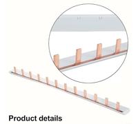Power Comb, 1pcs Splitter for DPN, 12 Modules, 63A, 230V High Current Capacity for Various Applications (D)