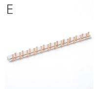 Power Comb for DPN, 12 Module Terminal Block Splitter, 63A 230V High Current Capacity Busbar with Pure Copper Conductivity, Horizontal IDC Connector for(E)