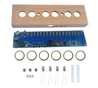 Power Consumption Retro IN14 Glow Tube Clock Kits Beech Wood Shell for Experiments with Multiple Color Display Modes Easy Assembly Clock