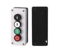 Power Control Box with IP65 Waterproof 22mm Push Button Switch for Reliable Use in Dusty and Wet Environments (C)