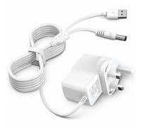 Power Cord for Ingenuity InLighten, Simple Comfort, Swing'n Go Baby Swing Charger, 2-in-1 Swing Charging Cable with USB A & DC Plug, 5V Power Adapter