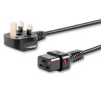 POWER CORD, IEC C19 TO UK PLUG, 2M, 16A IL19-UK1-H05-3150-200 By SCHAFFNER