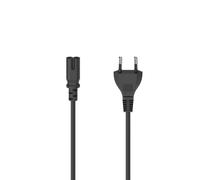 Power Cord Male Euro, 2 Poles, 8/C7 Shape, 5 M