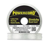 Power Cord Powercord Elastic 1Mm Diameter 14 Pound Test Per 25 Meter Spool