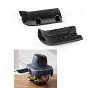 Power Cord Protector Designed for Ninja Crispi FN101 Series, PETG Two-Piece Rear Cord Relocation Clip with Screw-Fastened Clamp, Accessories for Ninja Crispi Air Fryer