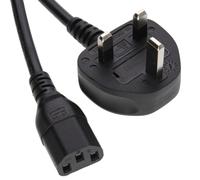 kenable Power Cord UK Plug to IEC Cable PC Mains Lead C13 1.8m 6ft [1.8 metres]