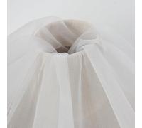 Power Corset Mesh Fabric, Non Stretch Mesh Net for Transparent Corset Base, Couture Dress, Wedding, Prom Gown,Pre-Cut 5 Yards Long 60" Wide (Off White, 5 Yard pre Cut)