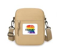 Power Differentiation Identity Rainbow Equality Crossbody Bag Cell Phone Purses Handbag Shoulder Mini Bag