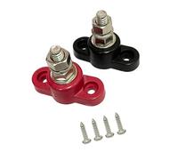 Power Distribution Block 48V 50A Electrical Terminal Studs 1/4'' 5/16" 3/8" Size Battery Post Junction Block Power Distribution