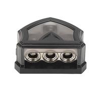 Power Distribution Block, Compact and Reliable Connection Block, Perfect for Car Boat RV Yacht Audio Systems, 1x 0/4GA IN & 3x 0/4GA OUT