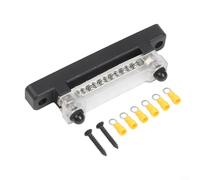Power Distribution Block with 12V 48V Voltage, 150A Current, 14 Inch Stud Terminal Bus Bar for Reliable Electrical Systems