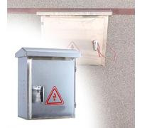 Power Distribution Cabinet, Stainless Steel Control Box for Electrical Equipment, Junction Enclosure for Safe Power Management in Laboratory and Stage Settings