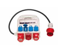 Solartronics Building Site Distribution Board Input: 32A - Exit: 4x230V,2x400V 16A,1x400V 32A Heavy Current with Safety