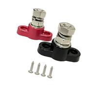 Power Distribution Terminal Block Battery Post Junction 48V Terminals For Car Boats Marine 50A Battery Power Junction Post Block