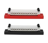 Power Distribution Terminal Block, Power Distribution Block Bus Bar Marine Bus Bar Stainless Steel 12 Way 150A 12 to 48V for Boat Car