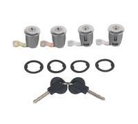 Power Door Lock Actuator Motor Car Door Lock Barrel Set with Keys for Peugeot for Partner 1996 1997 1998 1999 2000 2001 2002 2003 2004 2005 2006 2007 9170.G3 9170.CW(Option 2)