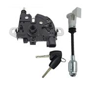 Power Door Lock Actuator Motor for Focus MK2 for C-Max for Kuga Long Type Rod Bonnet Hood Release Lock Latch Repair Kit with 2 Keys 1343577 3M5116700AC 4895285