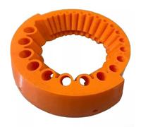 Power Drill Grinding Attachment for Sharpening 2-13mm Bits - Compatible with 125mm Angle Grinder - Orange Accessory