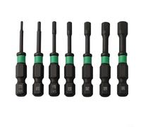 Power Drill Screwdriver Bit Hexagon 14inch Length 50mm with 1/4inch Shank Quick Change for Pneumatic and Electric Drivers (H5)