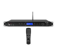 Power Dynamics 1U 19" Rack-Mountable Professional DAB Media Player with Bluetooth Receiver, USB MP3 Playback, DAB+ Digital Radio and FM Tuner - LCD Display, Remote Control Included