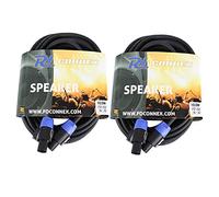 Power Dynamics 2x PD Connex NL2 To NL2 Speaker Plug Cables 10m