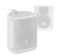 Power Dynamics 2x PDW5W Passive 5-Inch Wall Mount Speakers 100W White, Compact Installation Speaker Set with Adjustable Brackets, Durable Design for Shops, Offices, Restaurants