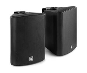 Power Dynamics 6.5-Inch Wall Mounted Bluetooth Speakers - 125W Indoor/Outdoor Speaker System, Music Audio Set for Home, Office and Commercial Use