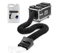 Power Dynamics BeamZ LF1500 Professional Low Lying Fog Machine with Smoke Fluid - DMX Compatible Floor Fogger for Weddings, Stage Performances, Events, Theatre Effects and Halloween Decorations
