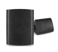 Power Dynamics BGO65 Wall Mount Weatherproof Speaker Pair, Black 6.5-Inch | IP56 rated, garden patio marine indoor installations, mounting brackets