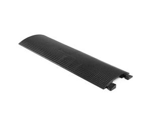 Power Dynamics CDC1B Drop Over Cable Protector Floor Ramp - Heavy Duty TPU Cable Cover Ramp 1 Channel (105x25mm) for Events, warehouse & Office Use, Indoor/Outdoor Safe Design - 2000kg Capacity