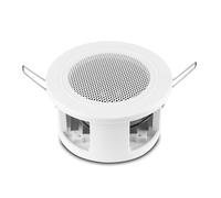 Power Dynamics CSBA3L Small Ceiling Speaker 3" Compact Speaker 30W 8 Ohm Low Impedance with Easy Spring Fit Mounting for Home & Commercial In Ceiling Audio Systems White