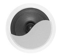 Power Dynamics CSPS6 Ceiling Speaker, 6.5 Inch, 16 Ohm, 40W, White, Single | In-ceiling, flush-mount, ABS, home theatre, background music, PA system, restaurants, bars, showrooms, low-profile