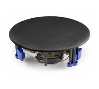 Power Dynamics NCSP5B Commercial Ceiling Speaker 100V Line, Low Profile Coaxial 5.25" Woofer with Magnetic Grille, Black for Restaurants, Bars & Shop Audio Systems