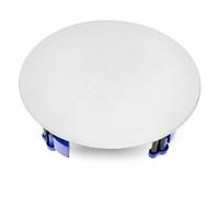 Power Dynamics NCSS6 6.5" White Low-Profile Coaxial Ceiling Speaker - 30 W Passive, 8 Ohms, Magnetic Steel Grille & Quick-Fit Flush Mount - Hi-Fi Audio for Home, Office & Commercial Use