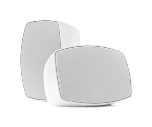 Power Dynamics PD BHW40WH 4" Dual Mode Wall Mount Speaker Pair - Weatherproof, 100V Line/8 Ohm, Indoor/Outdoor, White - IPX5 Certified, Wall Mount Speaker, 100V Line Speaker, Installation Speaker