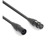 Power Dynamics PD Connex DMX Cable Adapter 3-Pin Male to 5-Pin Female Converter - Professional DJ Lighting Signal Lead, Flexible Noise-Free Transmission Cable - 10cm Length