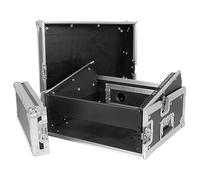 Power Dynamics PD Mixer Flight Case 8U x 2U 19" Rack Equipment - Protective Travel Road Case for DJ Disco PA Mixer Gear with Removable Panels & Aluminium Edges, 532x523x325mm