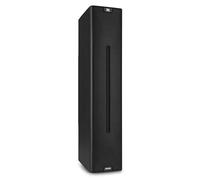 Power Dynamics PD PDCS403A Active Column Speaker 260W, Wall Mounted Installation Speaker with Built-in Amplifier, Wide Dispersion, XLR Connectivity, Public Address System for Commercial Use, Black