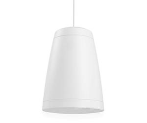 Power Dynamics PD Purity8W Premium 2-Way Hanging Pendant Speaker, 8" Graphite Woofer, Silk Dome Tweeter, 100V & 8 Ohm, White, Full Range for Home Audio, Installed & Ceiling Applications