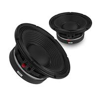 Power Dynamics PD12C 12" Woofer Pair - Professional 1200W PA Speaker Drivers, 8 Ohm Ferrite Magnet, 4" Voice Coil Aluminium Basket, High SPL Audio Speakers for DJ, Stage & Live Sound